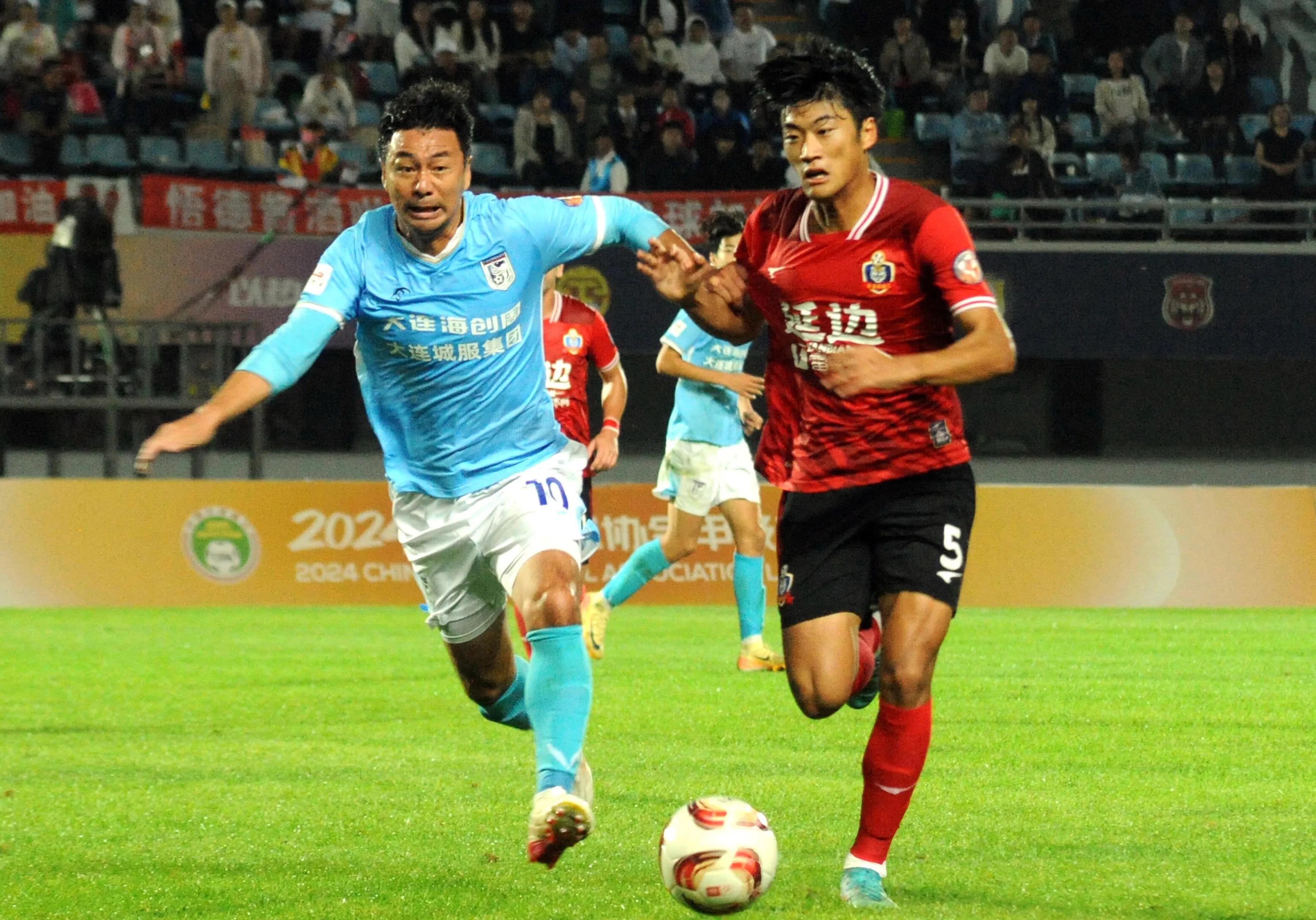 中甲积分榜2-0胜广州，延边龙鼎主场8战全胜，力争保四